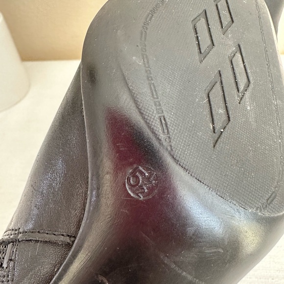 Karen Scott Jaquetta Vintage Black Leather Heeled Zip Ankle Boots Woman’s 5.5M - Picture 10 of 11